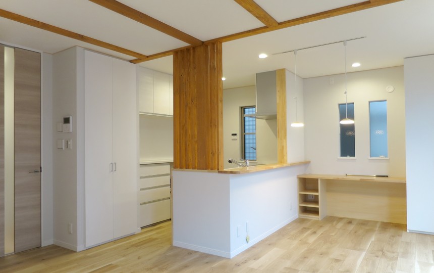 リノベーションで叶えた対面キッチンのある家 大阪で注文住宅を建てるなら福島工務店株式会社